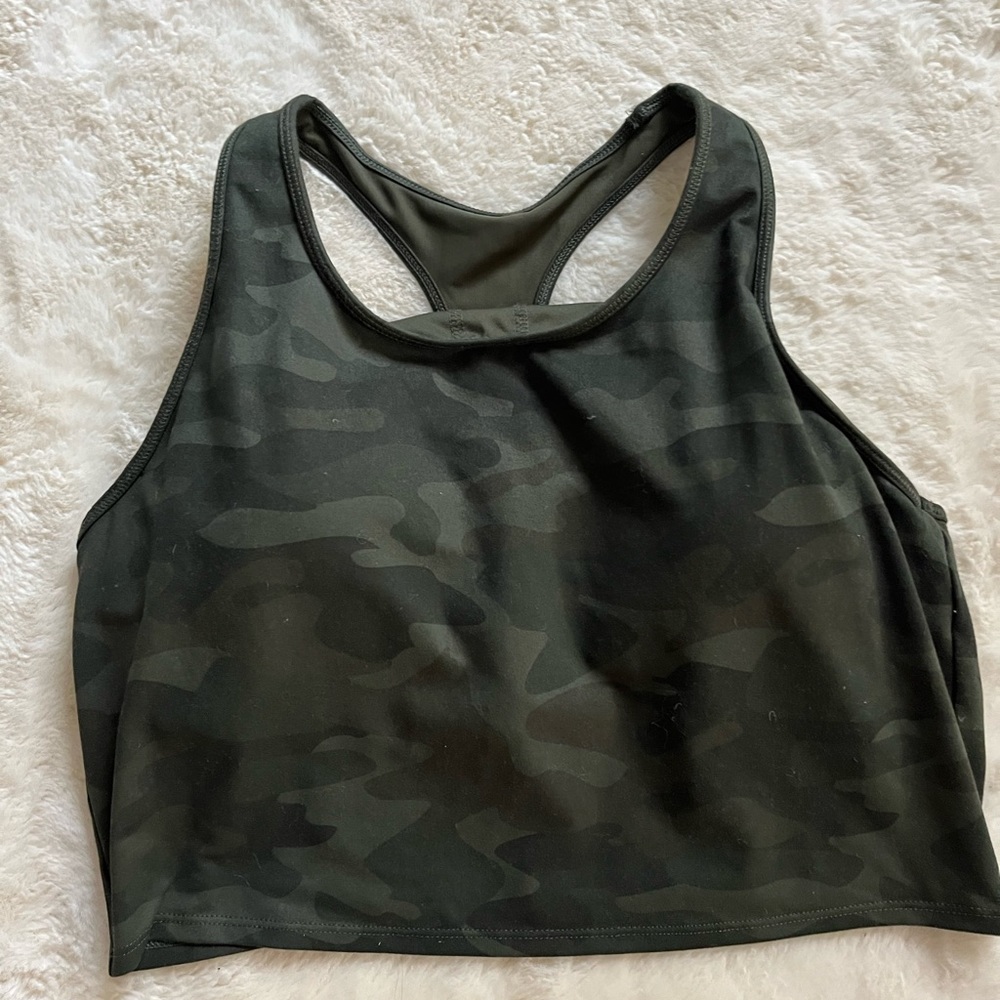dicks sporting goods sports bra, crop top camo